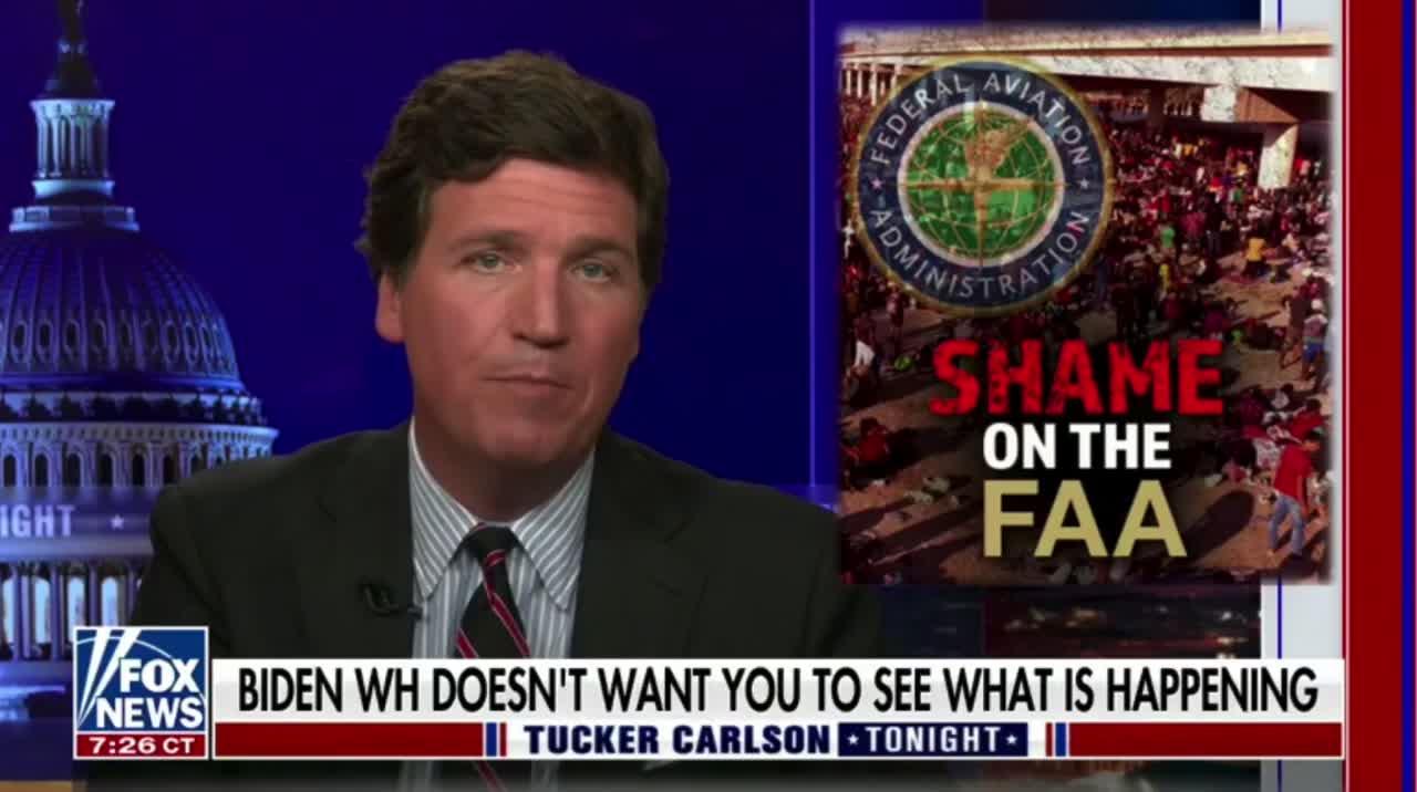 Tucker Carlson gives an update on the FAA grounding the Fox drone