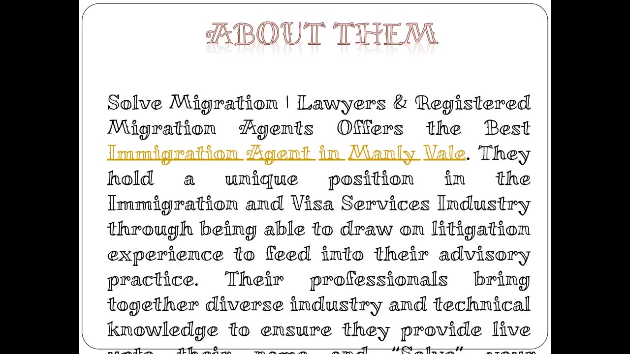 Best Migration Agent Facility in Manly Vale