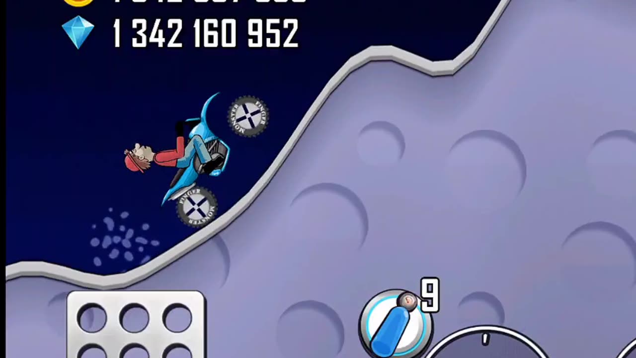 Motorcross On Moon Hill Climb Racing Mod Apk #anmolgamex #controgamer #ghansoligamer #hcr2