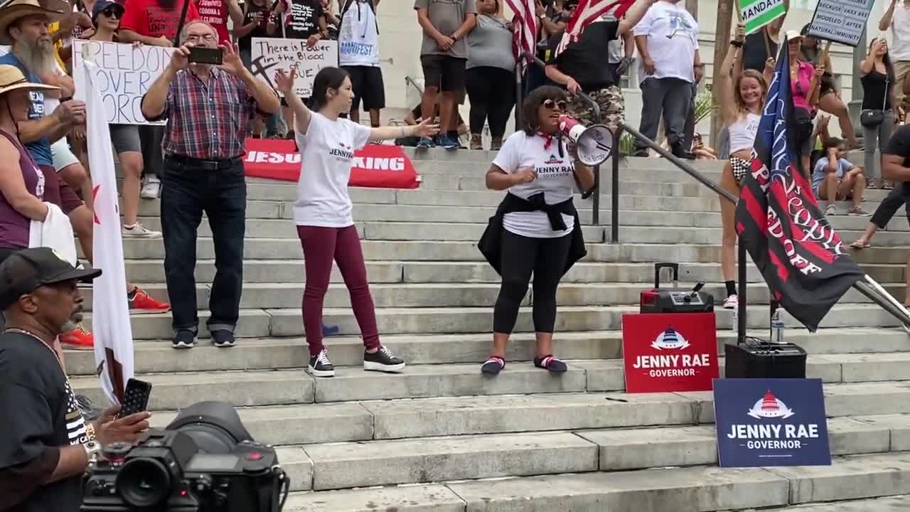 8.14.2021 - "STOP SOCIALISM, CHOOSE FREEDOM" AT L.A. CITY HALL