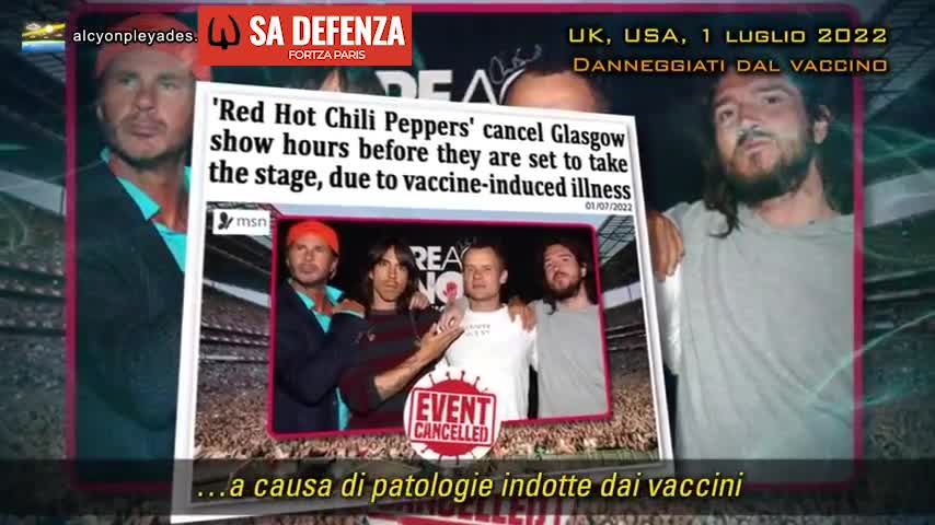 Personaggi famosi subiscono effetti avversi e morte dopo le vaccinazioni