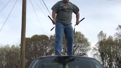 Collab copyright protection - truck nunchucks