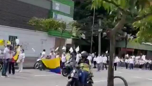 Marcha del silencio en Bucaramanga, Santander.