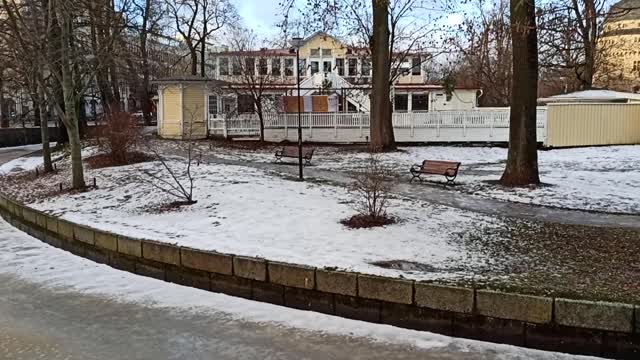 Vid Slottsparken i Örebro