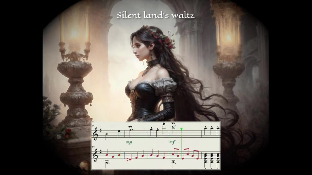 Silent land's waltz (528 Hz) - in E minor - Guitar and Violin