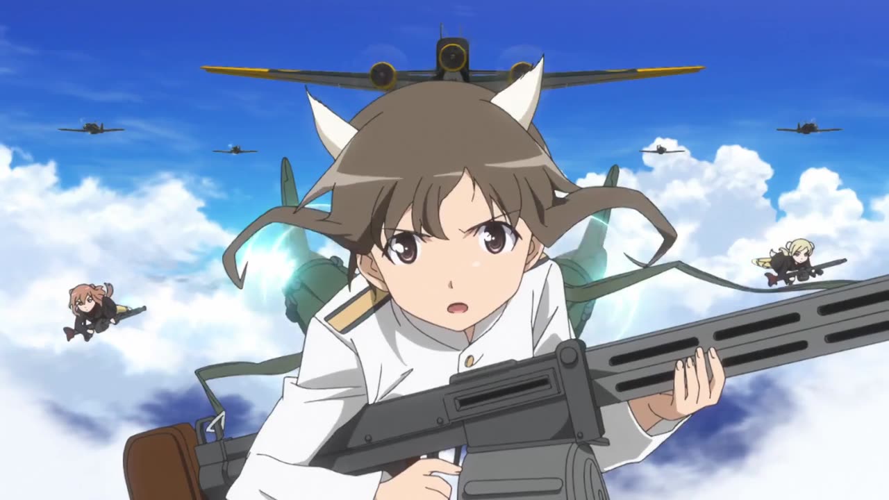 Strike Witches 2 - opening scene