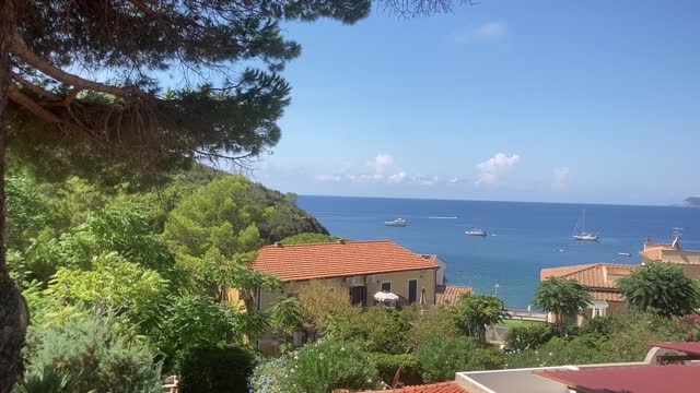 Visuale da casa: Isola d'Elba