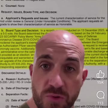 Military admits that the FDA scammed us with Covid Vaccines