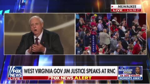 Gov Jim Justice speaks at RNC