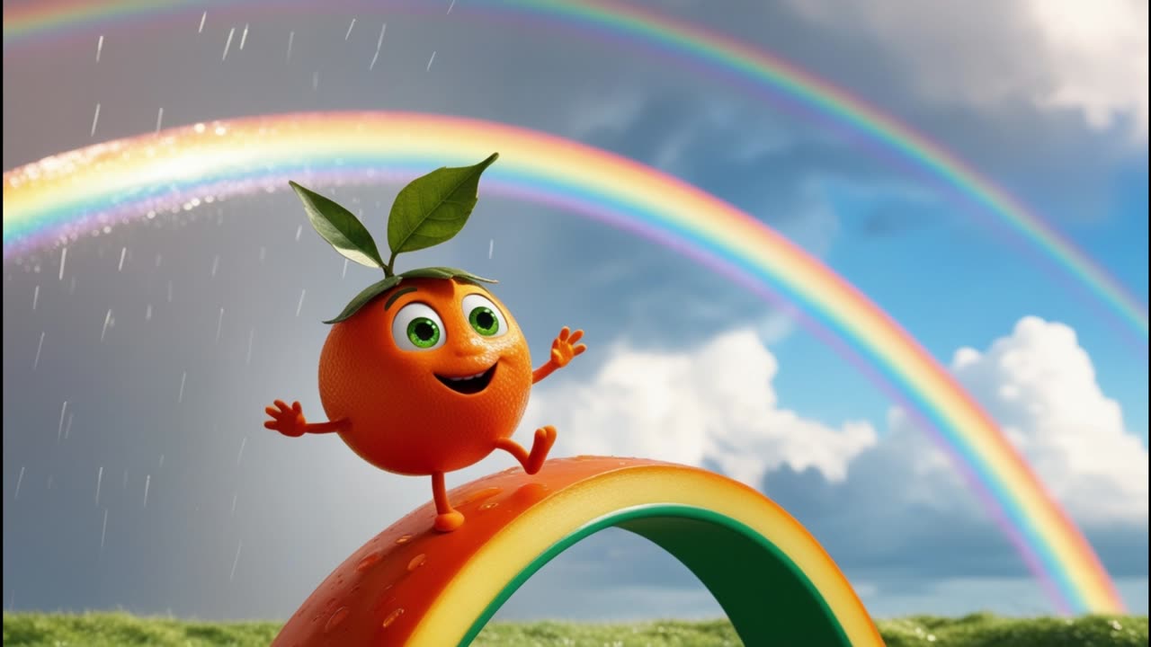 La aventura del día lluvioso de Little Orange 🌧️🍊 | ¡Cuento y canción divertidos para niños!