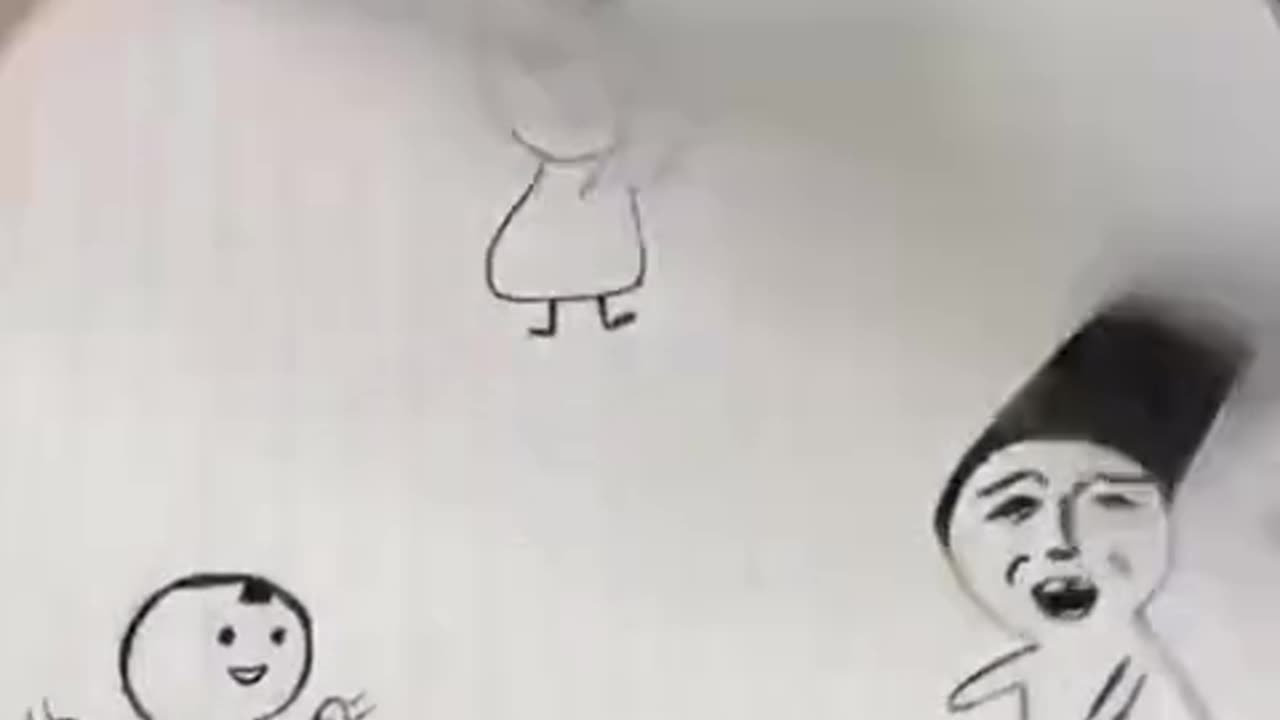 Funny cartoon making with note book animation