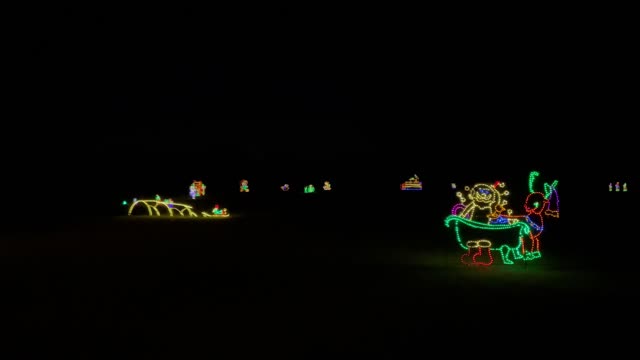 Kirby Farms Christmas Lights Train