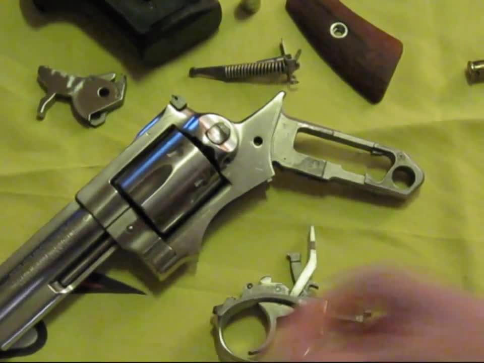 Basic Firearms Disassembly #2: Ruger GP100 revolver