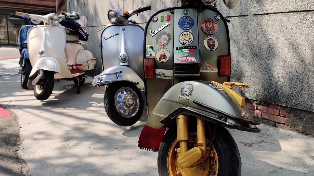 Vintage Scooter in Taiwan 🇹🇼 (2023-11)