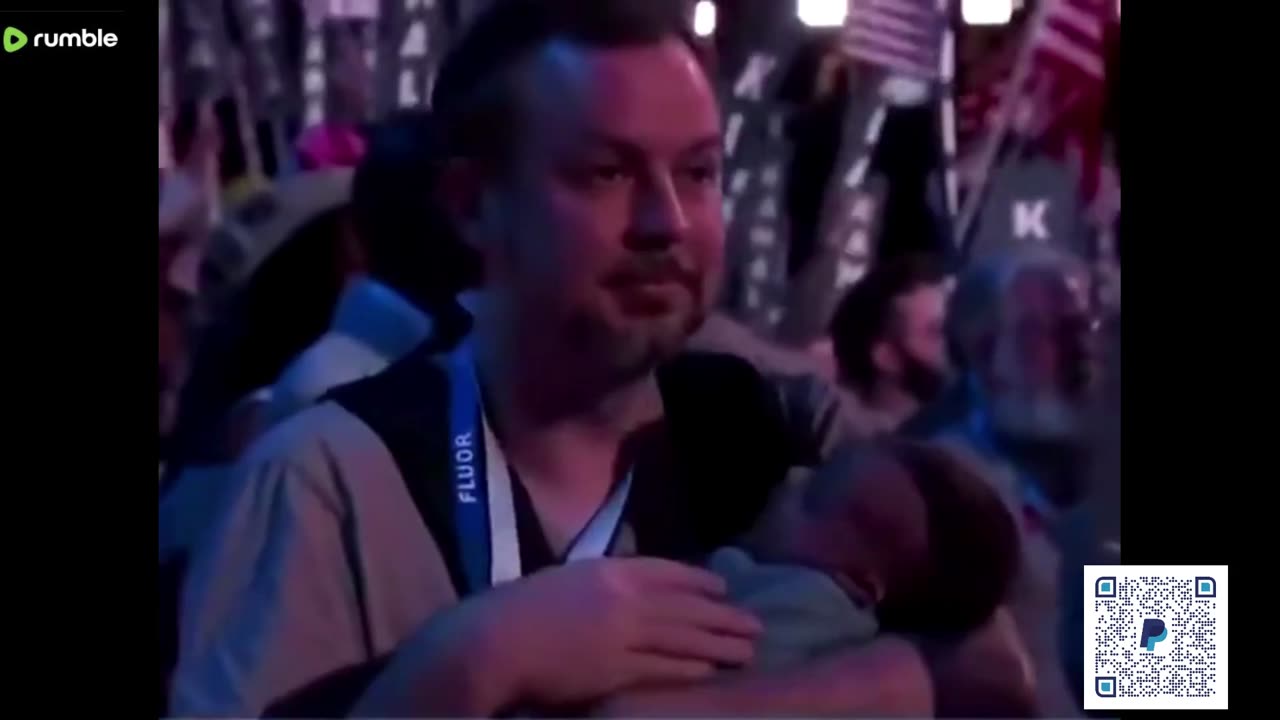 DNC CUTS TO BABY AS KAMALA IS TALKING ABOUT ABORTIONS