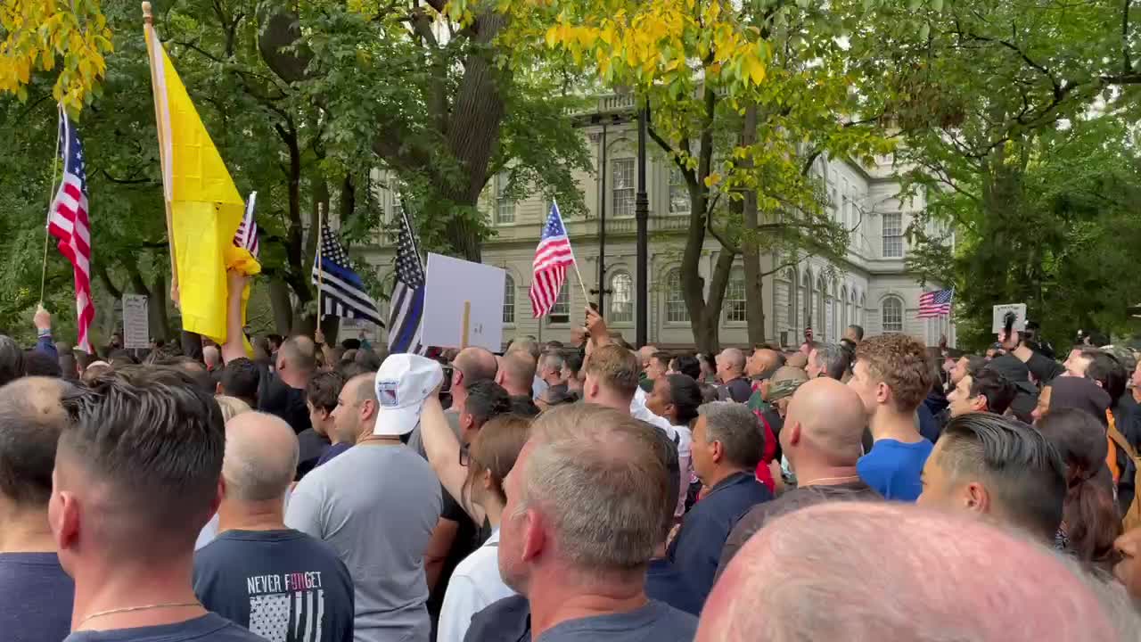 Brooklyn Bridge Vaccine Mandate Protest