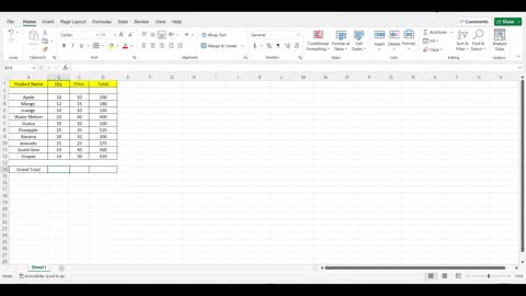 how to use sum formula in excel