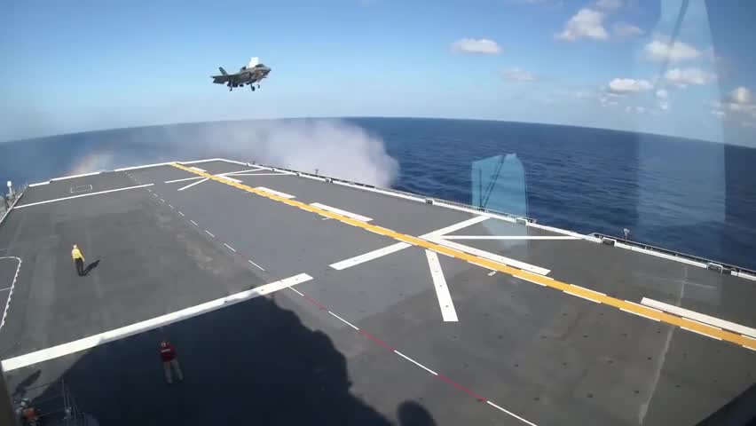 Test Flights of The Fifth Generation Lockheed Martin F-35B Lightning II Fighter