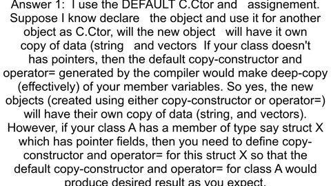 C Copy Constructor