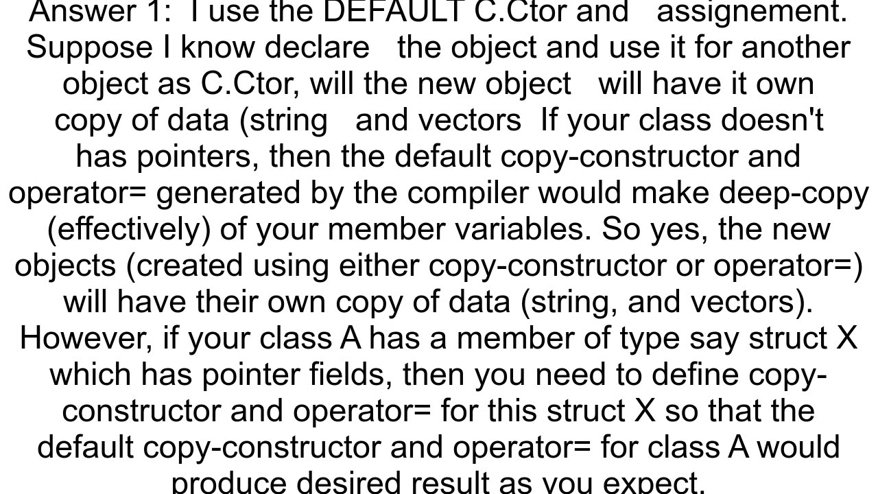 C Copy Constructor