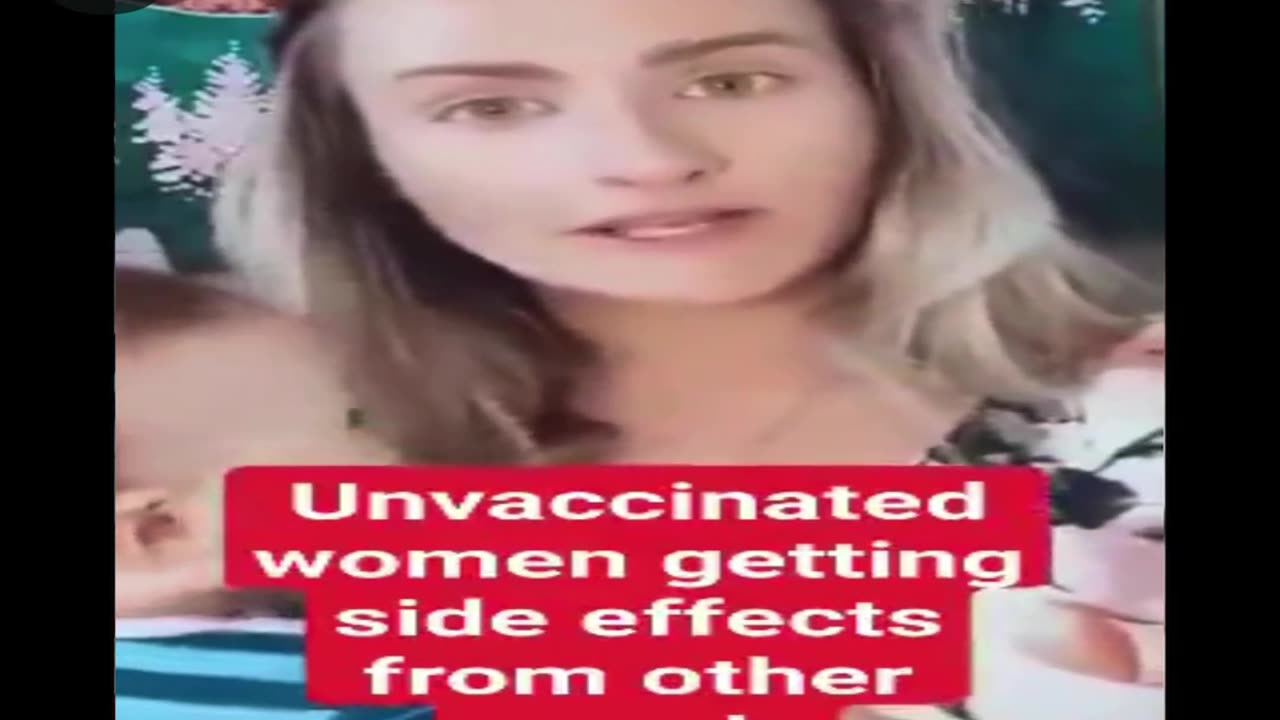 Unvaccinated women having their menstrual cycles affected by contact with the COVID vaccinated