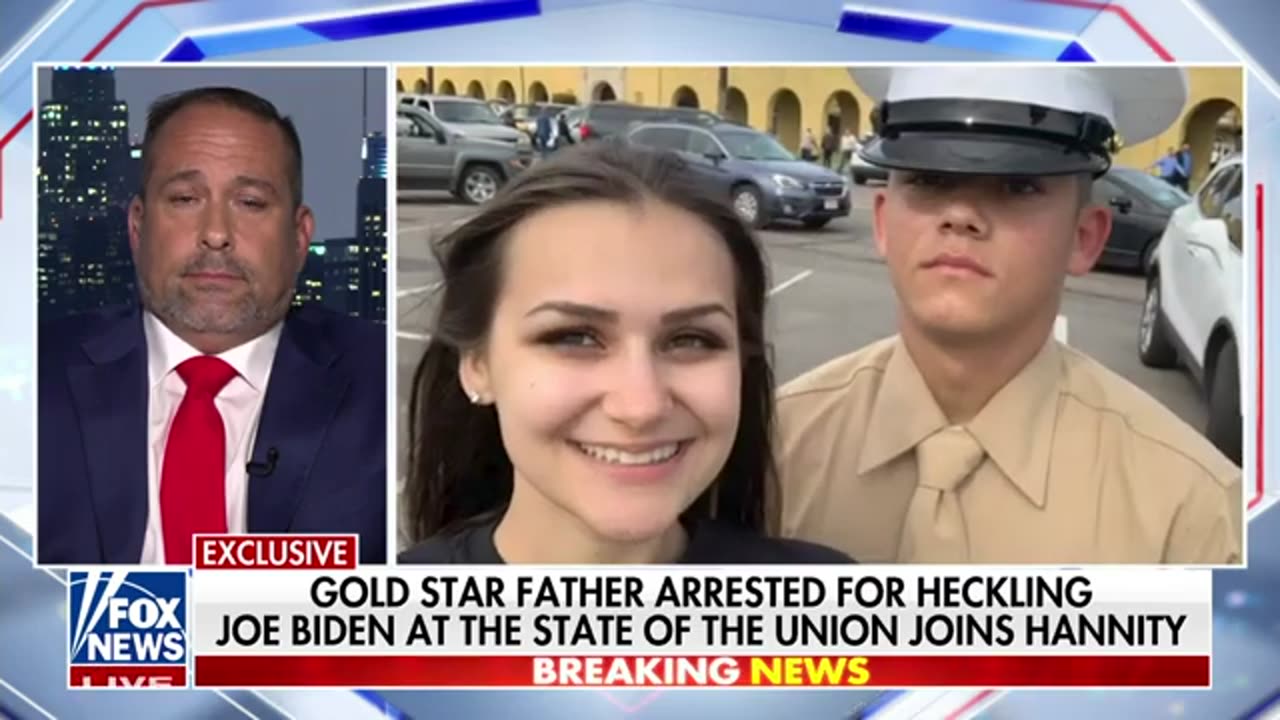 Gold Star dad arrested during Biden State of the Union speaks out