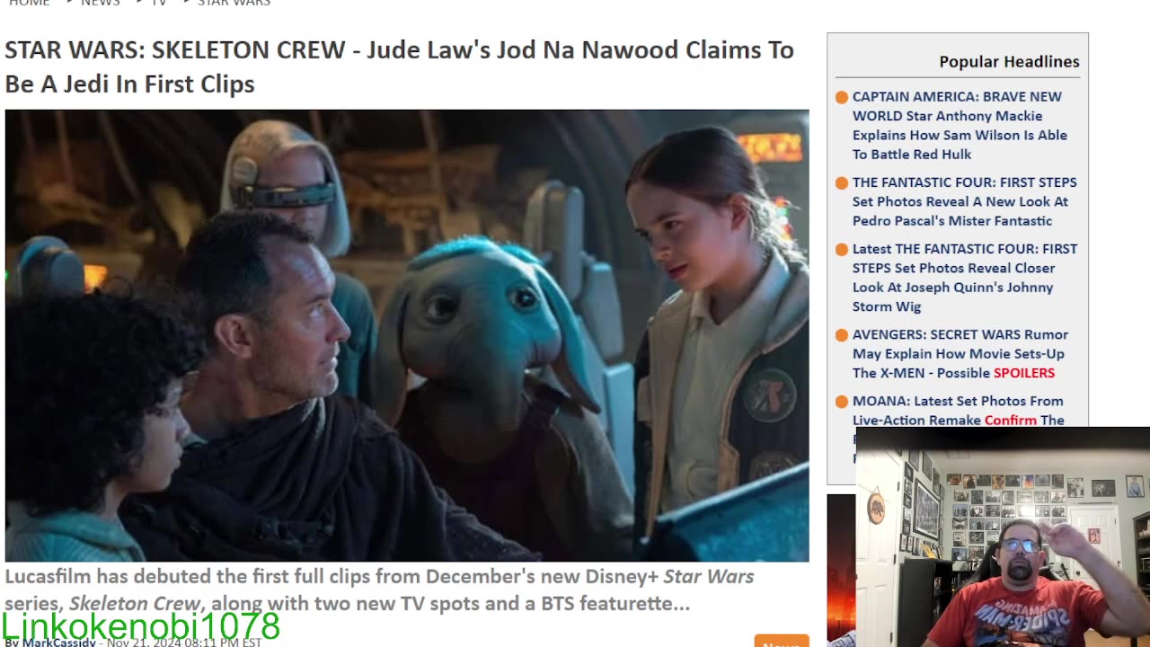 Couple Of Clips And First Look At Star Wars Skeleton Crew