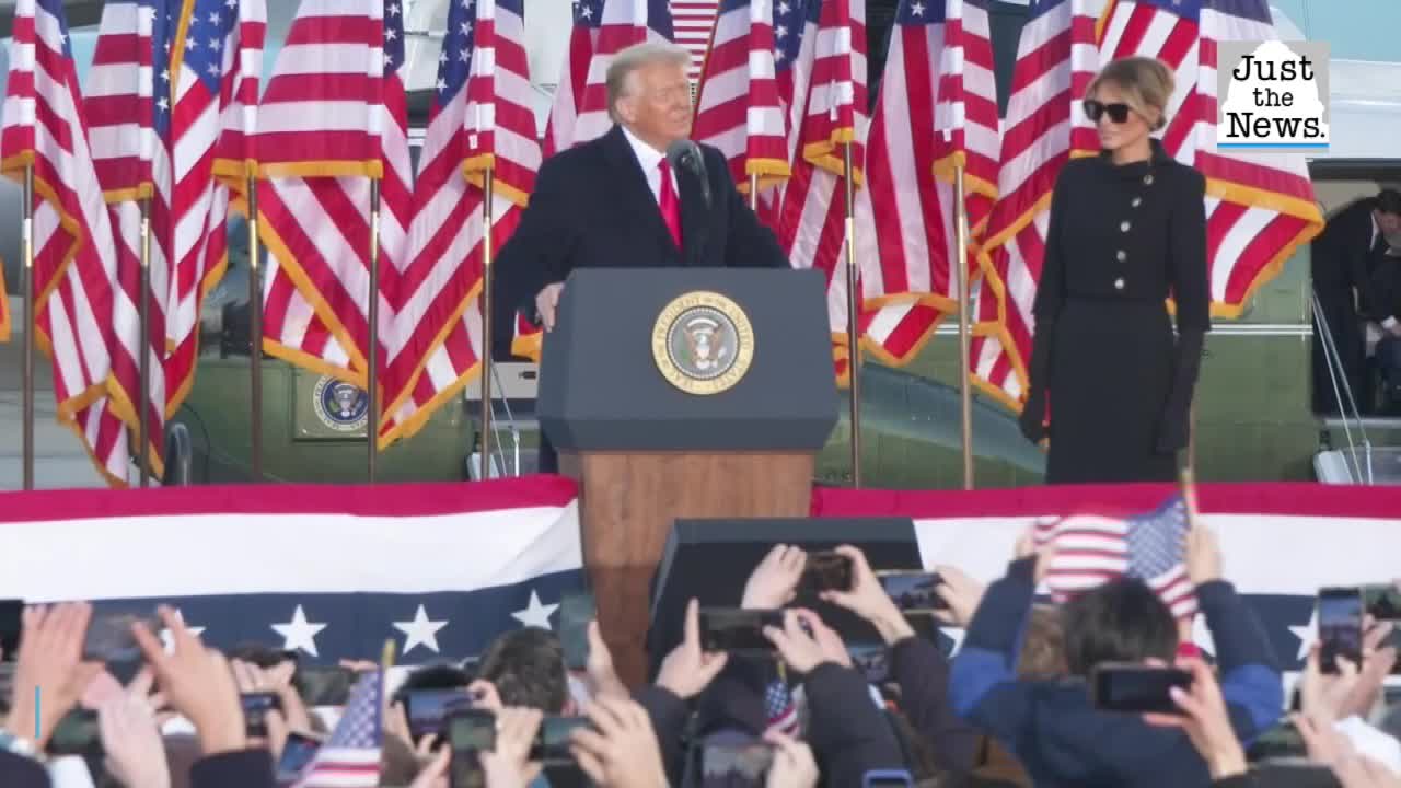 The Trumps arrive at Joint Base Andrews before Biden is sworn in