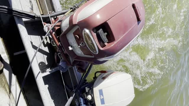 Evinrude 4 first run vid 3
