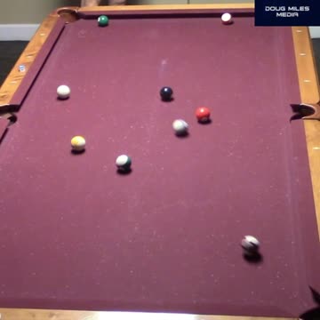 2 BANKS AROUND TO THE CORNER POCKET!