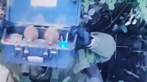 The russian occupier offers a sacrifice to the God of drones. Ukraine,
