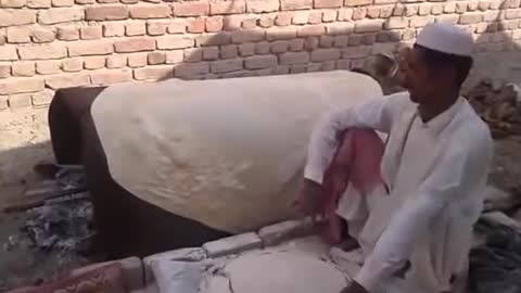 Biggest Roti making video .