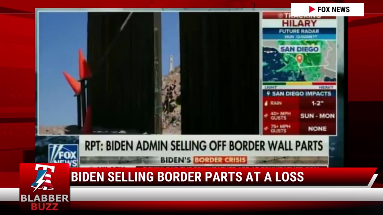 Biden Selling Border Parts At A Loss