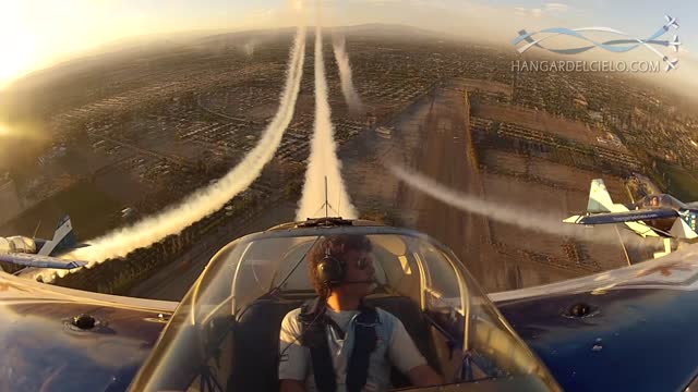 Incredible Cockpit View From Aerobatic Flight