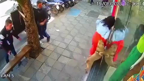 It seems like there's a robbery, but it's not as it seems
