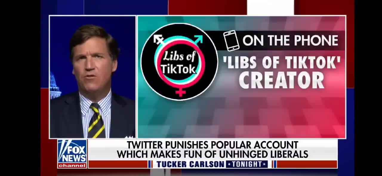 The creator of Libs of Tik Tok on Tucker Carlson's show