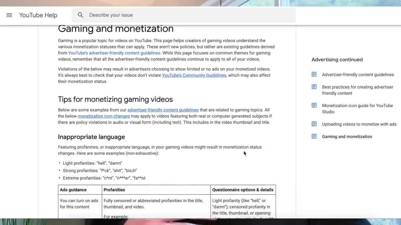 Monetization Guidelines for Gamers - More Clarity!