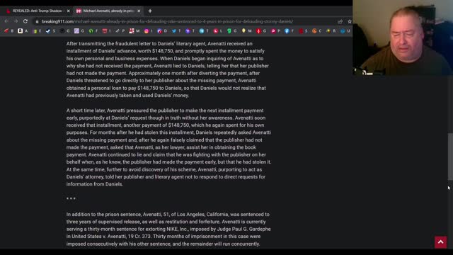 Avenatti is going to prison for 4 years