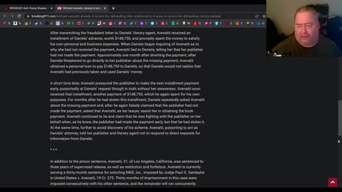 Avenatti is going to prison for 4 years