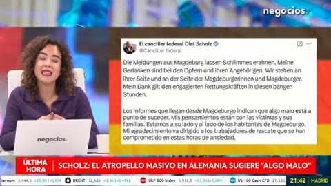 ÚLTIMA HORA | Scholz responde: el atropello masivo en Alemania sugiere "algo malo"