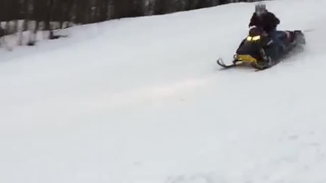 Wicked Snowmobile Crash