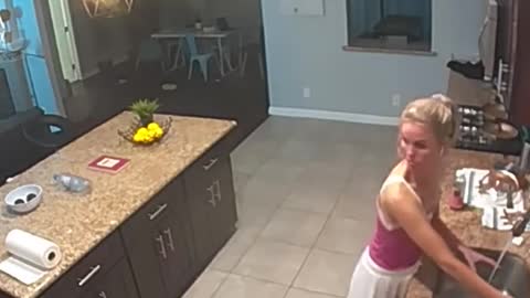 Home Security System Captures Ghost . (FOR ENTERTAINMENT PURPOSES ONLY)