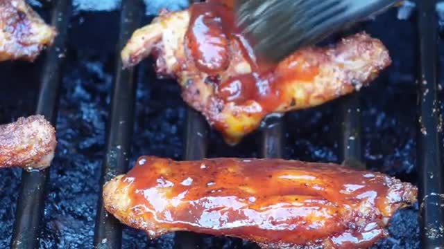 Crispy Skin BBQ Wings