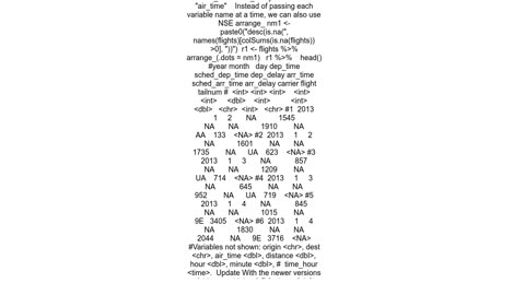 dplyr arrange function sort by missing values