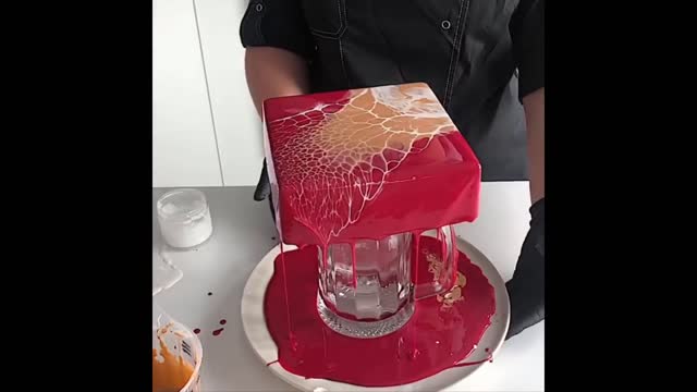 Most Satisfying Mirror Glaze Cake Decorating Comp