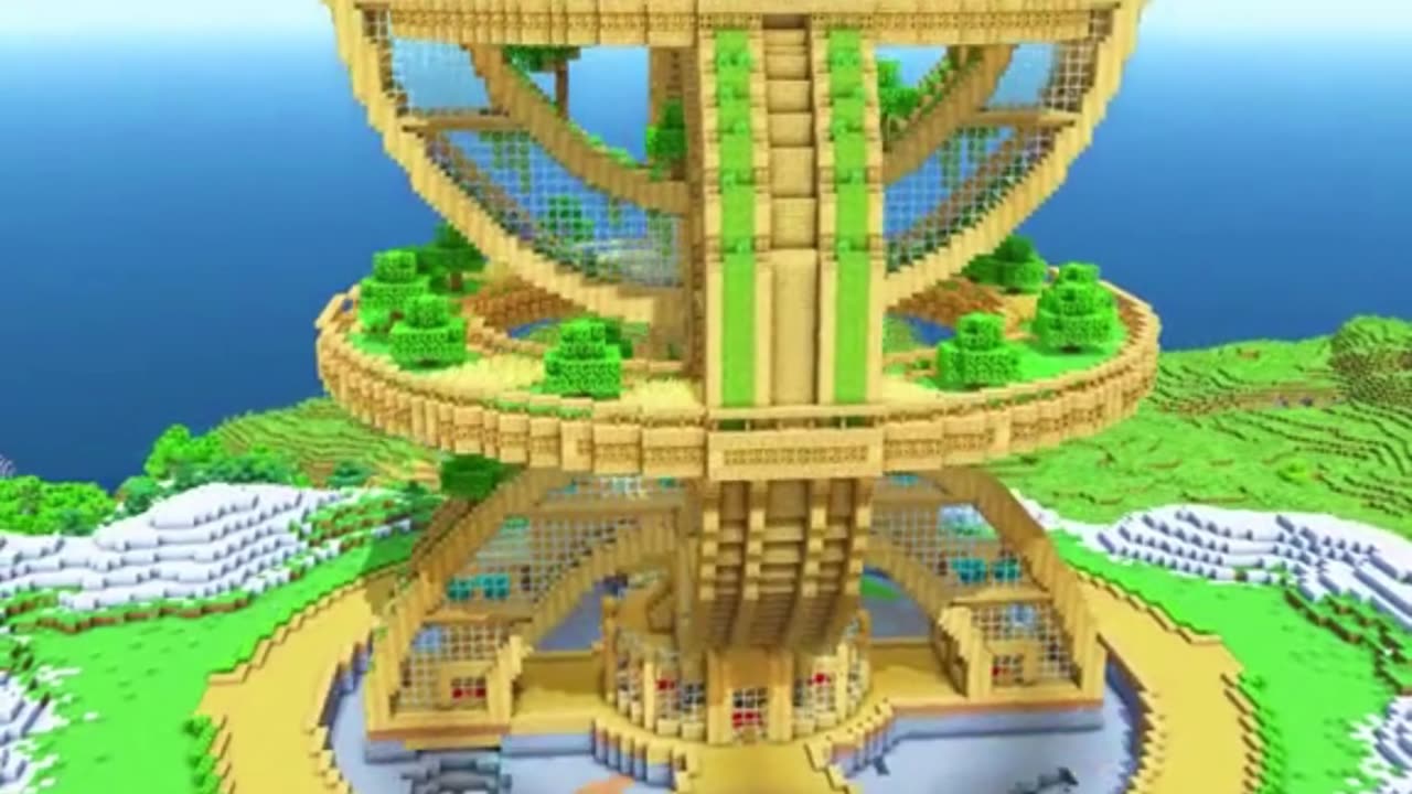 Minecraft construction from scratch!!