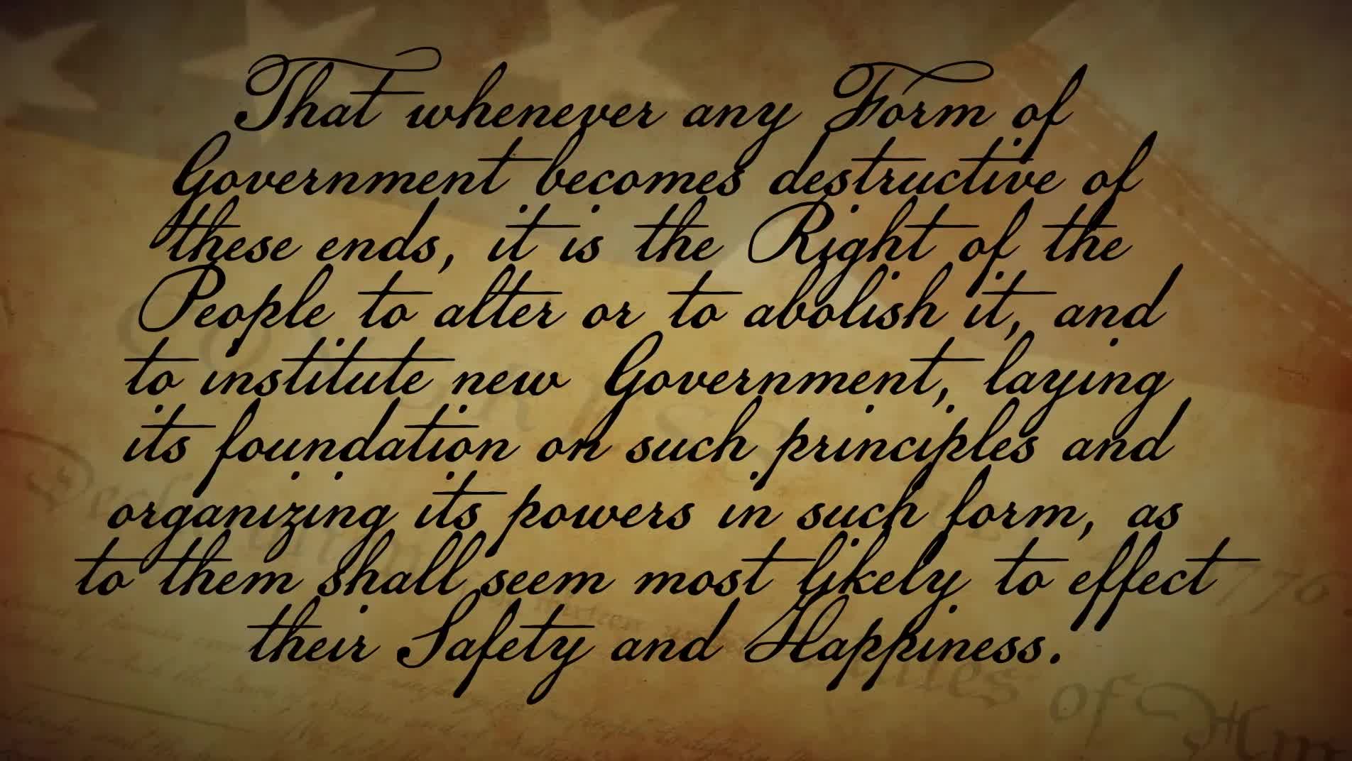 Declaration of Independence (reading)
