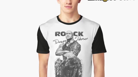 T-shirt 👕 WWE superstars the rock fan's