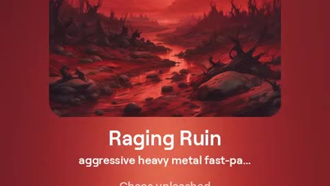 Raging Ruin new matal track 2024