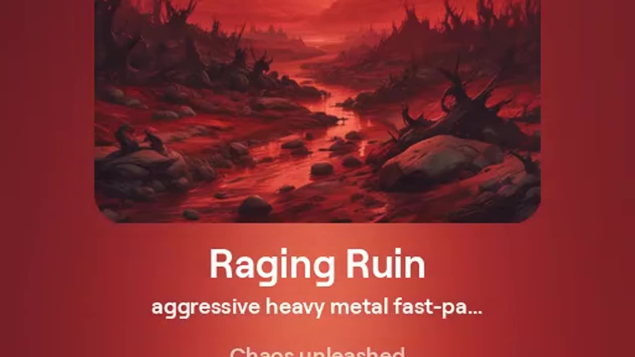 Raging Ruin new matal track 2024